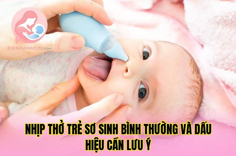 Nhịp Thở Trẻ Sơ Sinh Bình Thường Và Dấu Hiệu Cần Lưu Ý