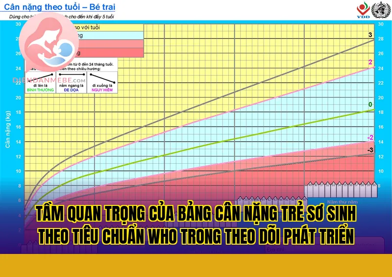 Tầm quan trọng của bảng cân nặng trẻ sơ sinh theo tiêu chuẩn WHO trong theo dõi phát triển