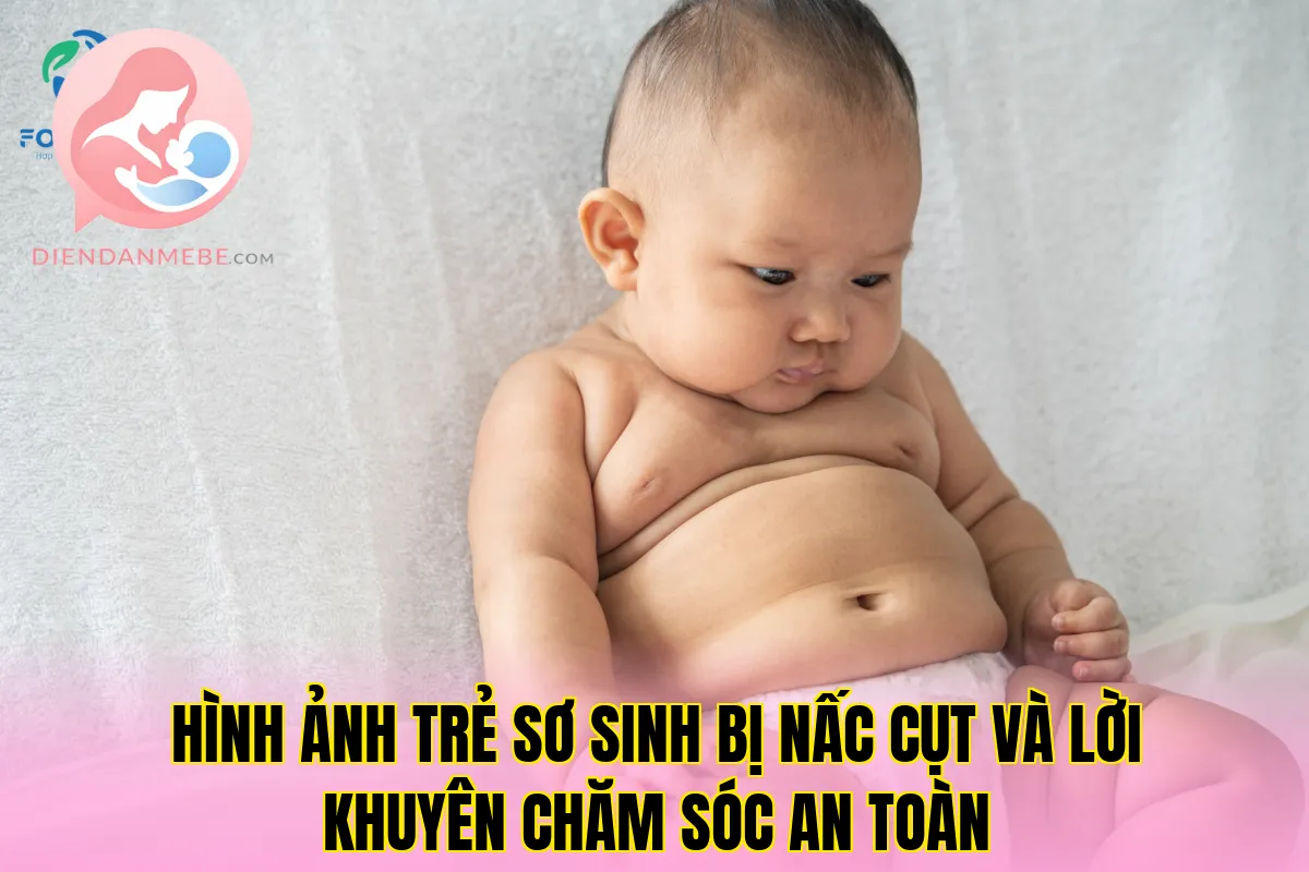 Hình ảnh trẻ sơ sinh bị nấc cụt và lời khuyên chăm sóc an toàn