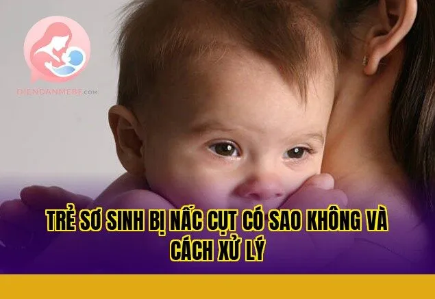 Trẻ sơ sinh bị nấc cụt có sao không và cách xử lý