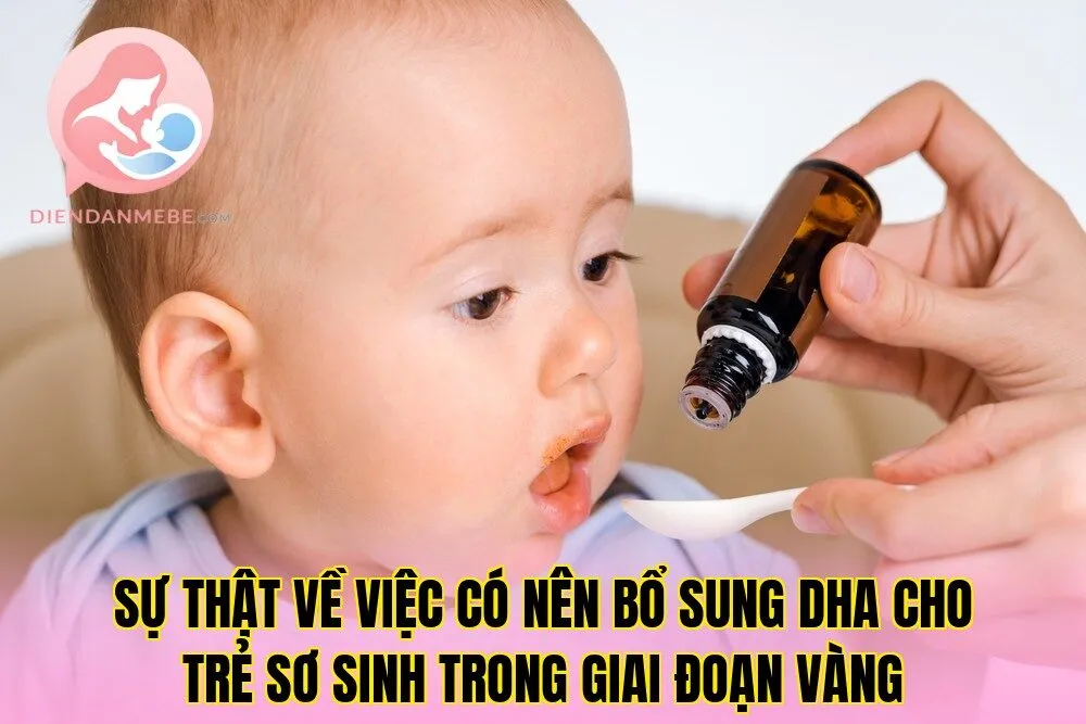 Sự thật về việc có nên bổ sung DHA cho trẻ sơ sinh trong giai đoạn vàng