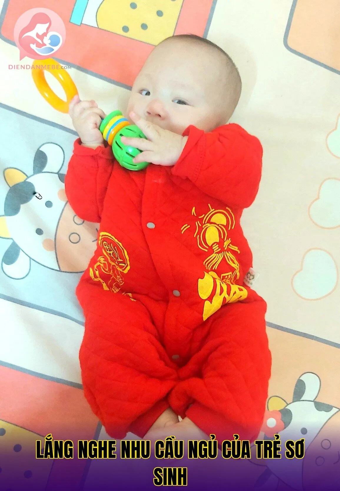 lắng nghe nhu cầu ngủ của trẻ sơ sinh