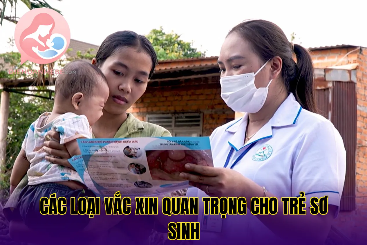 các loại vắc xin quan trọng cho trẻ sơ sinh