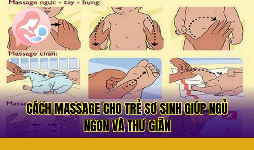 Cách massage cho trẻ sơ sinh giúp ngủ ngon và thư giãn