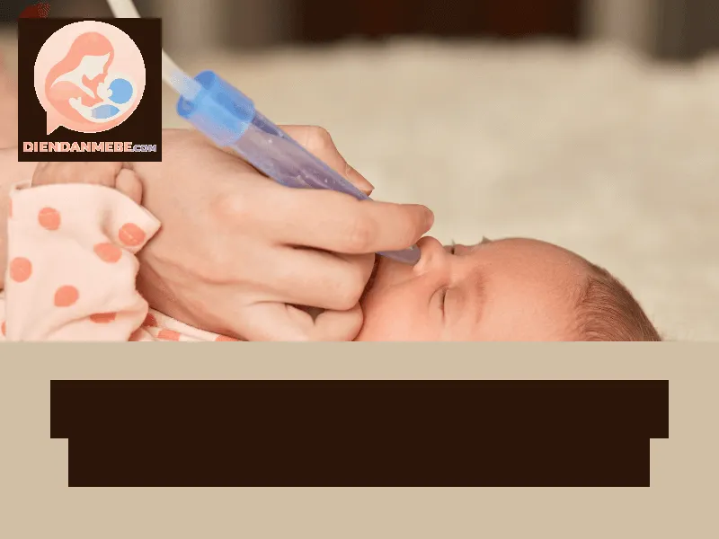 Trẻ sơ sinh bị nghẹt mũi nhưng không chảy nước mũi do đường thở bị tắc nghẽn nhẹ