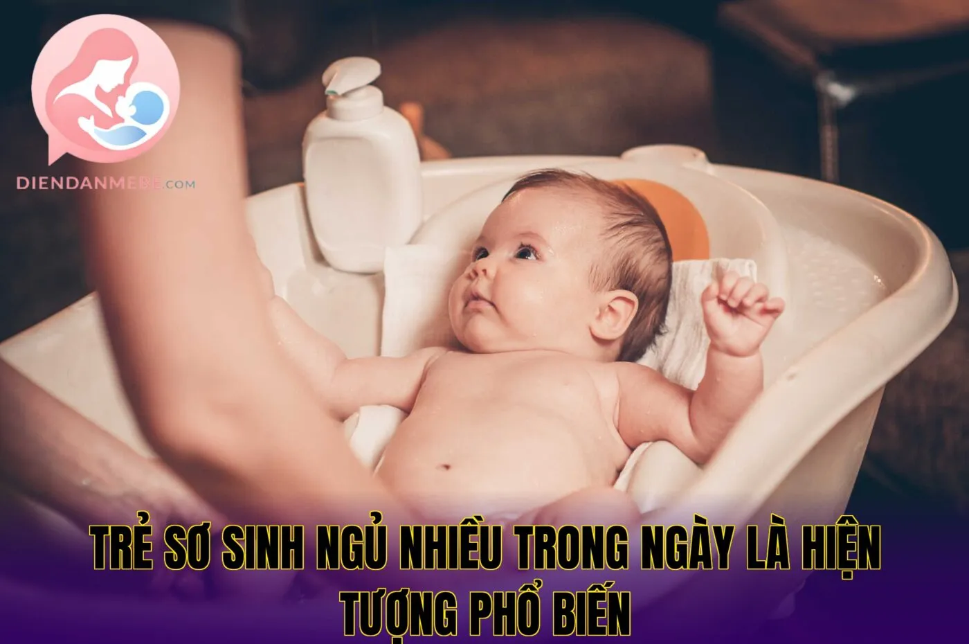 Trẻ sơ sinh ngủ nhiều trong ngày là hiện tượng phổ biến