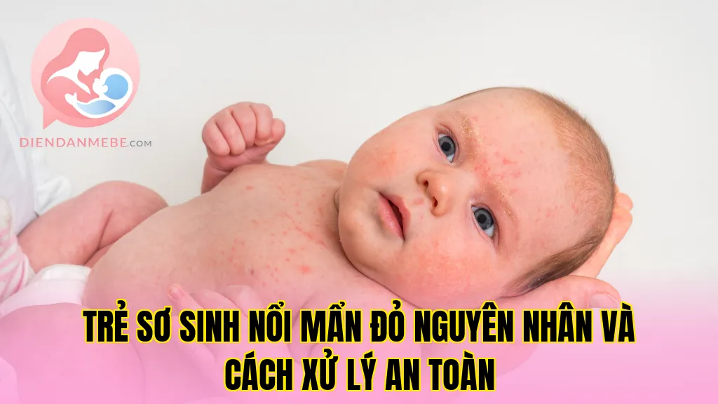 Trẻ Sơ Sinh Nổi Mẩn Đỏ Nguyên Nhân Và Cách Xử Lý An Toàn