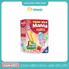 Bánh xốp sữa Manna hương dâu 30g 6M+