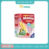 Bánh xốp sữa Manna hương dâu 30g 6M+