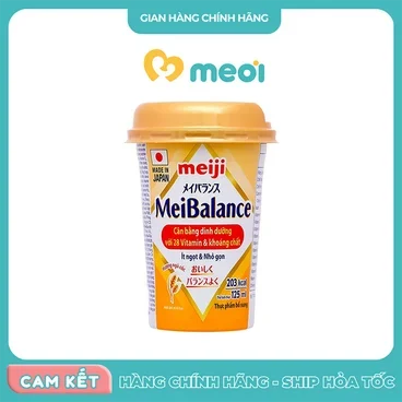 Thực phẩm bổ sung Meiji Meibalance ít ngọt 125ml