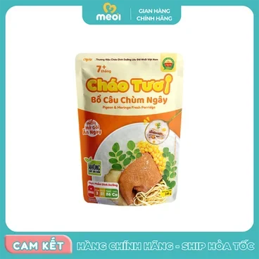Cháo tươi Cây Thị bồ câu chùm ngây 240g 7M+