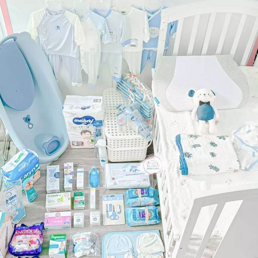 Combo trọn bộ đồ đi sinh Baby Cưng