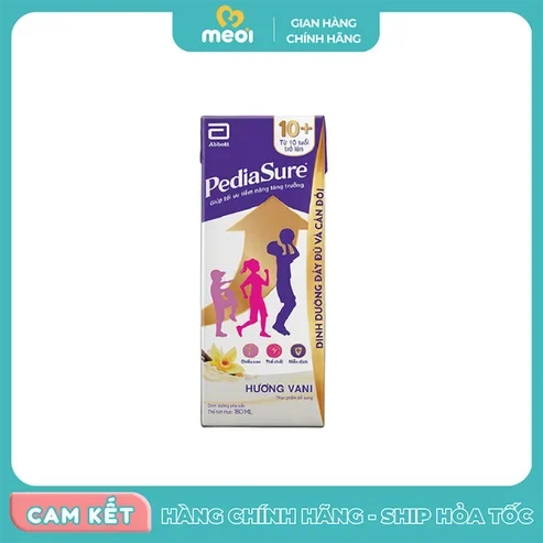Sữa nước Pediasure pha sẵn hương vani 180ml vỉ 4