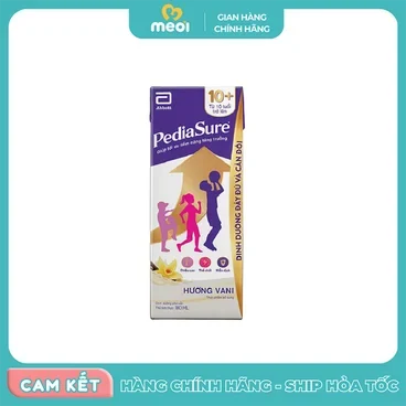 Sữa nước Pediasure pha sẵn hương vani 180ml vỉ 4