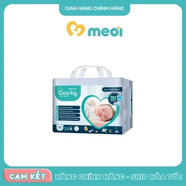 Bỉm dán Gooby Premium M36 (6-11kg)