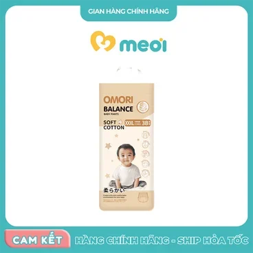 Bỉm quần Omori Balance size XXXL38 (trên 18kg)