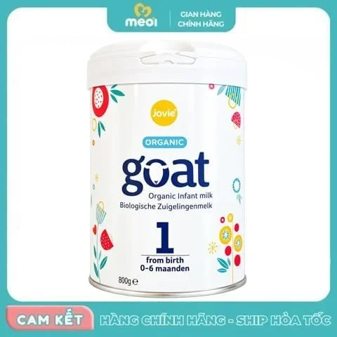 Sữa dê Jovie Goat Organic Hà Lan số 1 800g (0-6M)