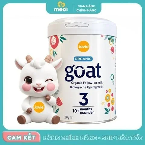 Sữa dê Jovie Goat Organic Hà Lan số 3 800g 10M+