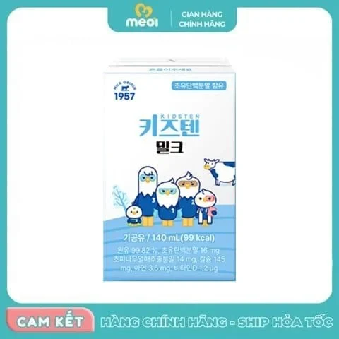 Sữa Kidsten Milk Origin 1957 Đạm Sữa Non 140ml (12M+)