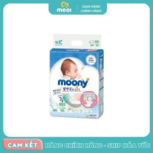 Tã dán sơ sinh Moony Newborn